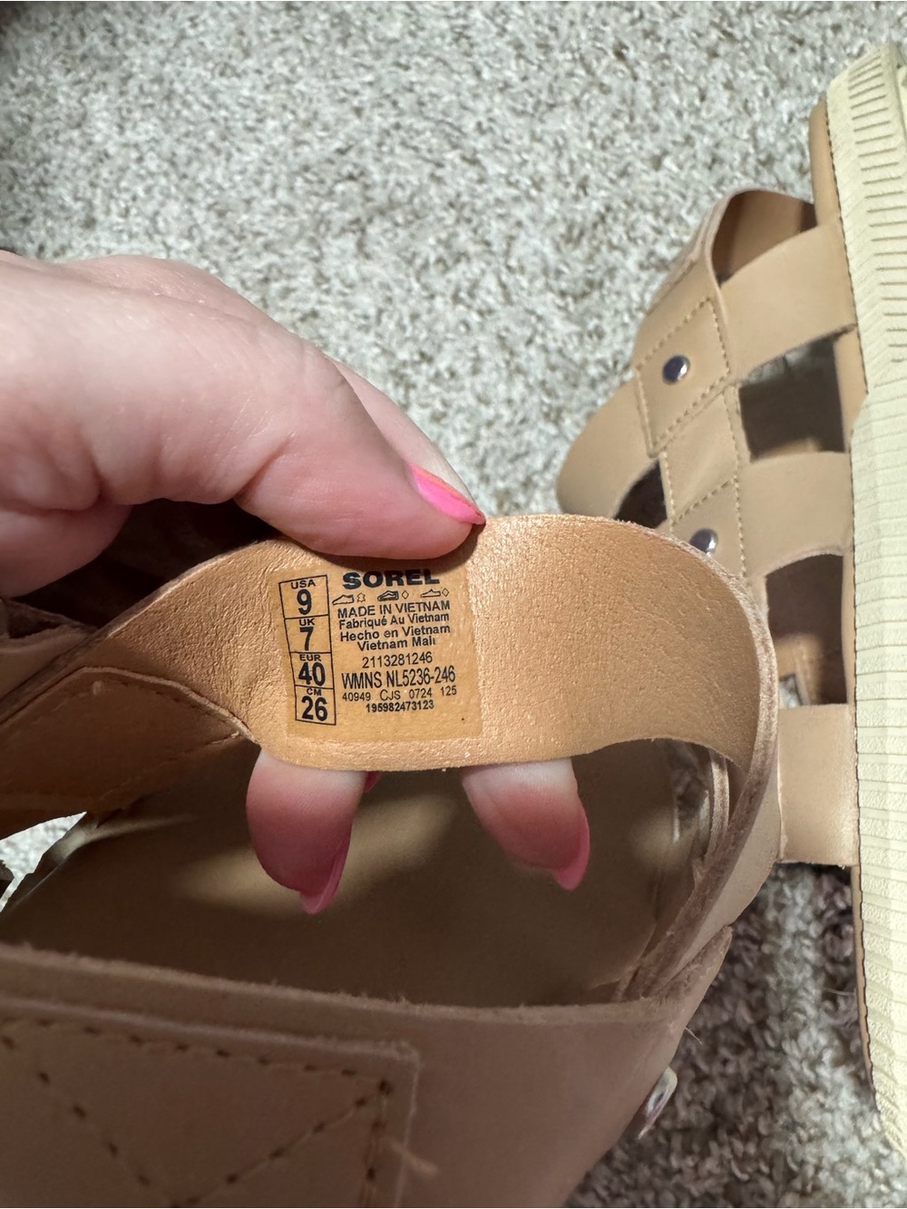 Sorel ONA AVE Slingback Flat Sandal - Picture 9 of 9